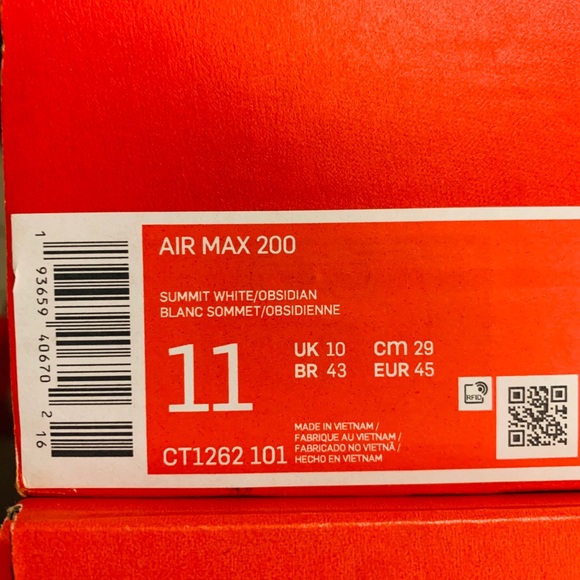 NIKE AIR MAX 200 - Picture 9 of 9